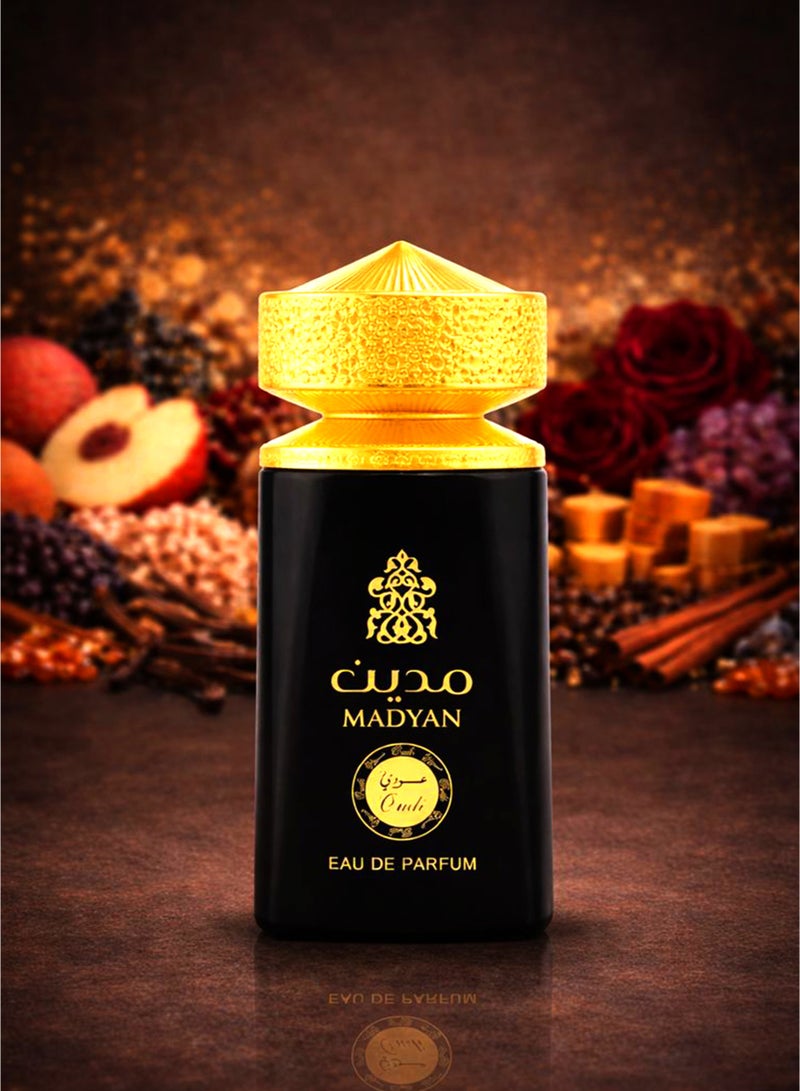 OUDI Musky Women Perfume Oudi Madyan Eau De Parfum 100ml | Luxury Women's Perfume with Floral, Patchouli & Woody Notes | Long Lasting Perfume for Womens - Image 2